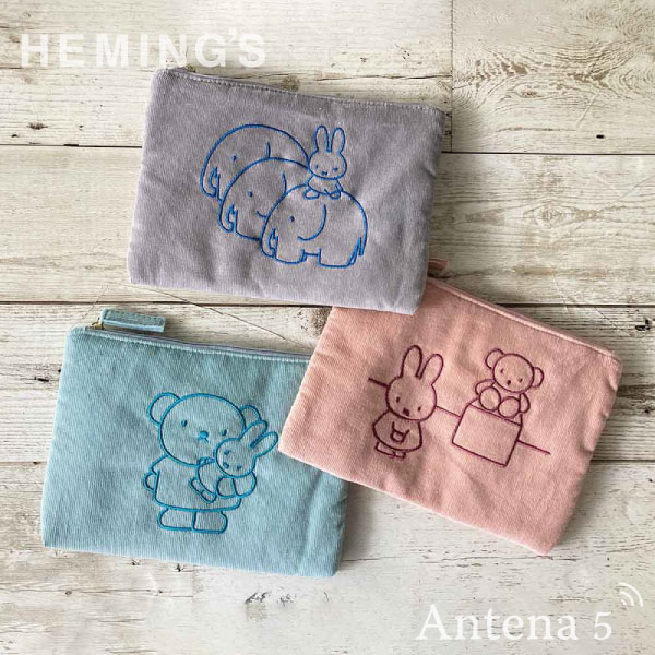 《全3色》HEMING'S コレクターズポーチ DickBruna Corduroy