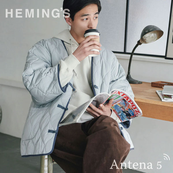 《全3色》HEMING'S WEEKEND(ER) / M-65 LINNER DAN-TEN【ヘミングス デザイン雑貨 半纏 折りたたみ コンパクト 収納 アウトドア ミリタリーコートライナー 羽織り リビング リバーシブル DAN-TEN】