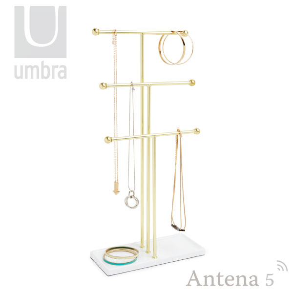 《全2色》Umbra トライジェム　ジュエリースタンド【アンブラ デザイン雑貨 リビング アクセサリー収納 ダイニング 寝室 洗面所】のサムネイル