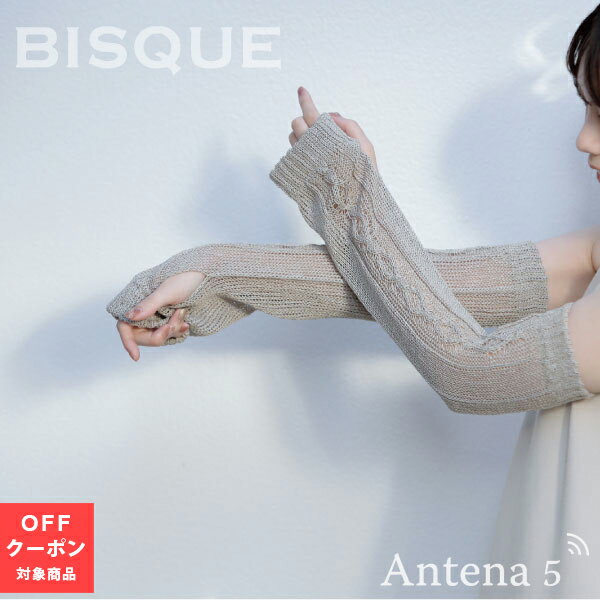 《在庫限り》BISQUE Tehtava アームカバーミディアム 【ビスク テスタバ UV アームカバー 日焼け対策 美濃和紙 消臭 デザイン雑貨 北欧 フィンランド 】◇