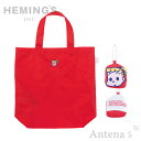 《全4色》HEMING 039 S パッカブルエコバッグ OSAMU GOODS 折り畳みエコバッグ オサム 【OSAMU HARADA ヘミングス テンテ デザイン雑貨 お買い物 お散歩 ポーチ アメリカン インテリア イラストレーター 原田治】