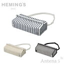 テンテ ティッシュケース 《全3色》HEMING'S tente PORTE PATTERN ティッシュケース 【ヘミングス テンテ ポルテ ナチュラル デザイン雑貨 リビング インテリア NATURAL STRIPE ストライプ 千鳥格子 パターン】