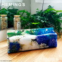 《全3色》HEMING'S tente 日比谷花壇 2023SS ティッシュケース 30168 【ヘミングス テンテ デザイン雑貨 リビング インテリア キッチン..