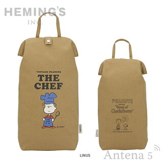 《全3色》HEMING'STIRERスヌーピーAPRONビニール袋収納ケース