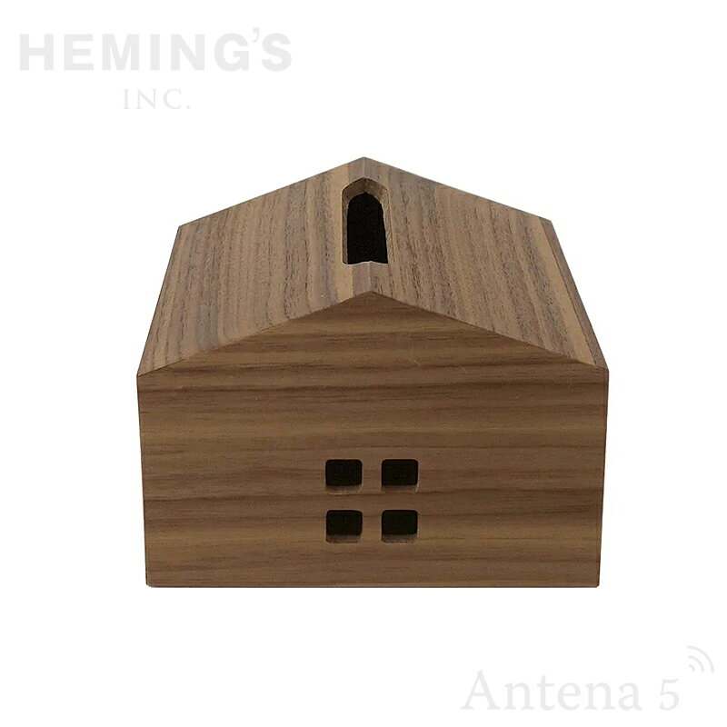 《全2色》HEMING'S tente WOOD HOUSE ハーフサイズ Half 30173 ティッシュケース 【ヘミングス テンテ デザイン雑貨 リビング インテリア ボックスティッシュ BOXティッシュ】 [3]