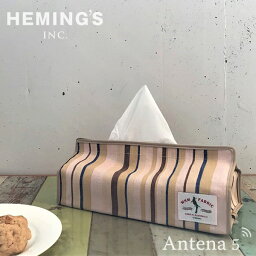 《全4色》HEMING'S tente wakami ティッシュケース 【ヘミングス テンテ デザイン雑貨 リビング インテリア グアテマラストライプ マヤ文明 フェアトレード】