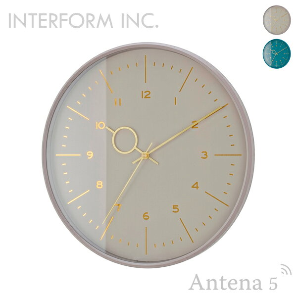 《全2色》INTERFORM 掛け時計 Cernay セルネ クロック 【インターフォルム 掛時計 壁時計 デザイン雑貨 ウォールクロック お祝い インテリア】◇ [2]