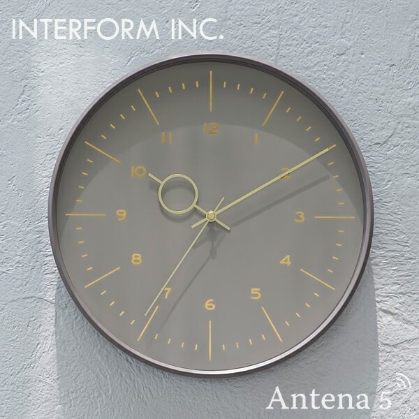 《全2色》INTERFORM 掛け時計 Cernay セルネ クロック 【インターフォルム 掛時計 壁時計 デザイン雑貨 ウォールクロック お祝い インテリア】◇ [3]