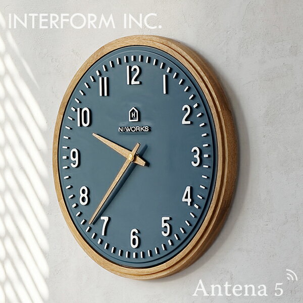 INTERFORM 掛け時計 Ekolu エコル クロック 【インターフォルム 掛時計 壁時計 デザイン雑貨 ウォール..