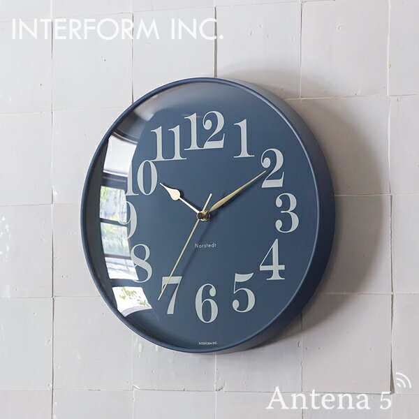 Rakuten - INTERFORM 掛け時計 Quint クイント クロック 【インターフォルム 掛時計 壁時計 デザイン雑貨 ウォールクロック お祝い 北欧 インテリア】◇ 2606ss