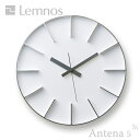 《全3色》Lemnos edge clock -AZ-0115- 【タカタレムノス エッジクロック シンプル 掛け時計 壁時計 デザイン雑貨 北欧 lemnos】
