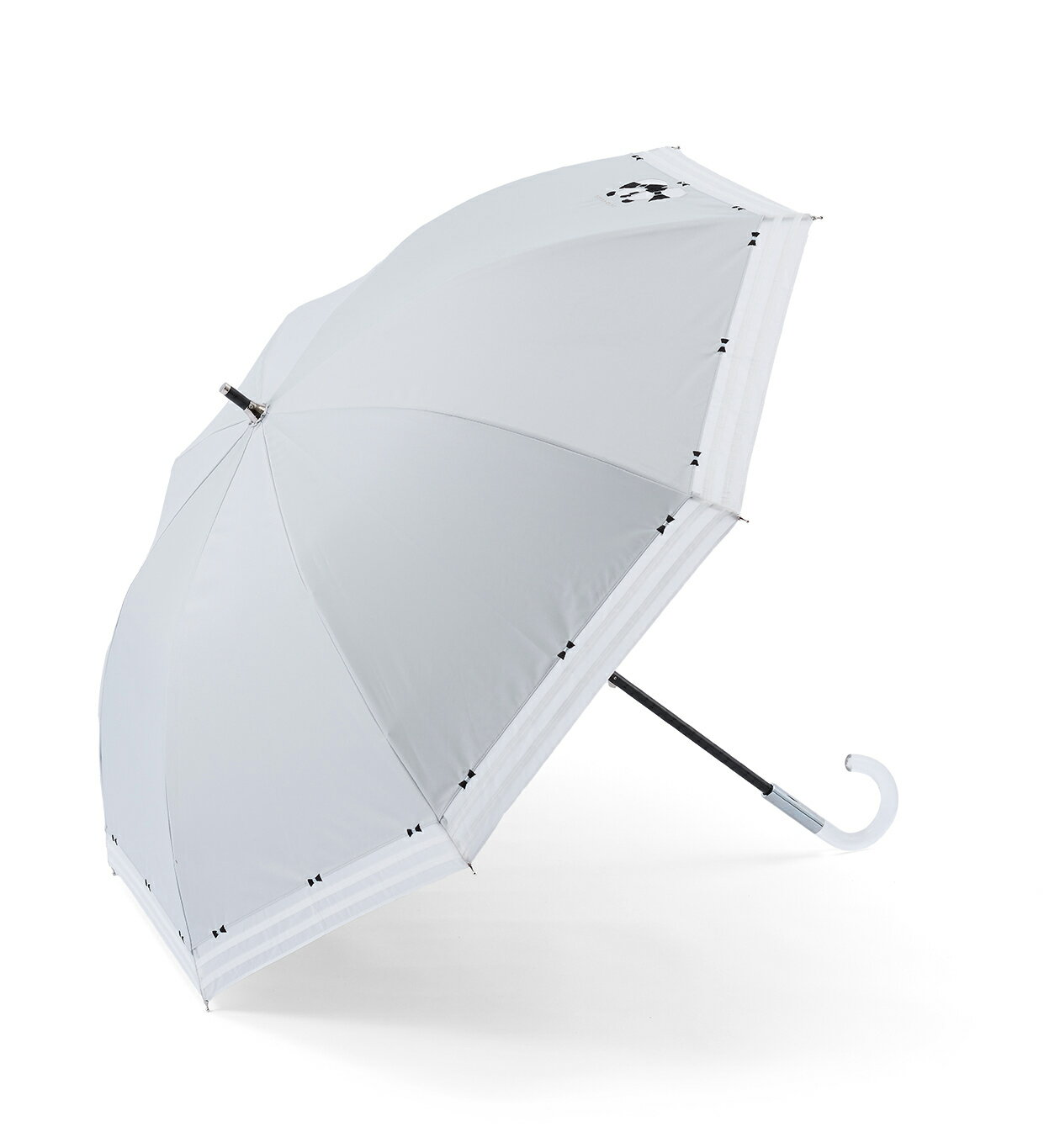 【ANTEPRIMA公式】 アンテプリマ ペアパンダモチーフ晴雨兼用スライドショート傘 シルバーグレー E1AN23003 傘 日傘 紫外線 対策 日よけ レディース ブランド ギフト プレゼント