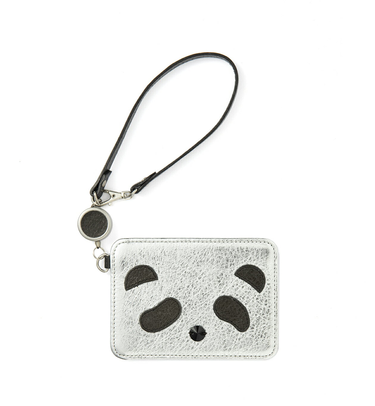 【ポイント3倍 10/1 23:59まで】【ANTEPRIMA公式】 アンテプリマ パンダスペシャル リール式パスケース シルバー EANP10819 カードケース 定期入れ パスケース レディース ブランド ギフト プレゼント