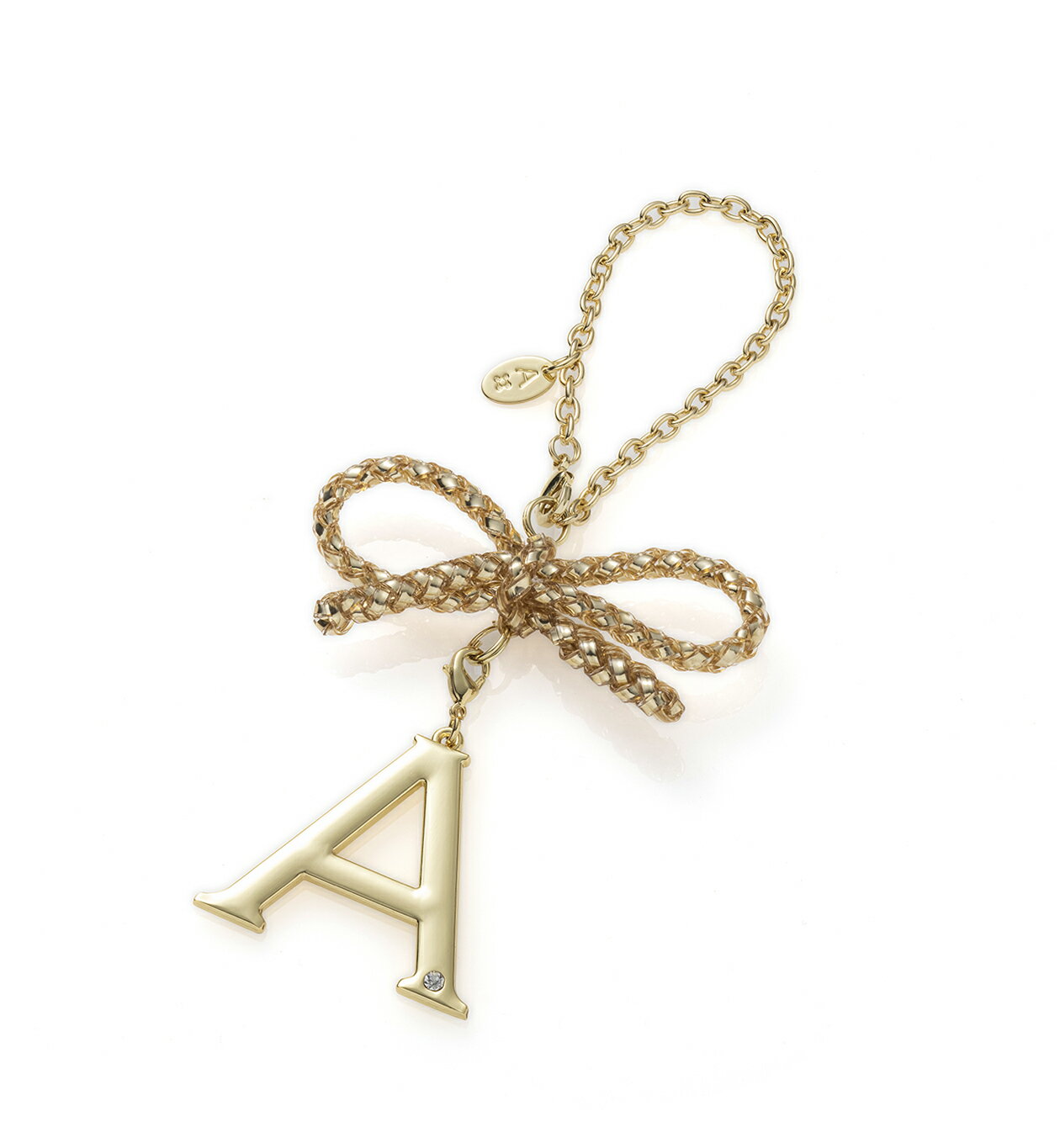 【ANTEPRIMA公式】 アンテプリマ ミスト フィグーラ A シャンパンゴールド MA21FCJ70A バッグチャーム アクセサリー 小物 レディース 誕生日 イニシャル アルファベット ブランド ギフト プレゼント