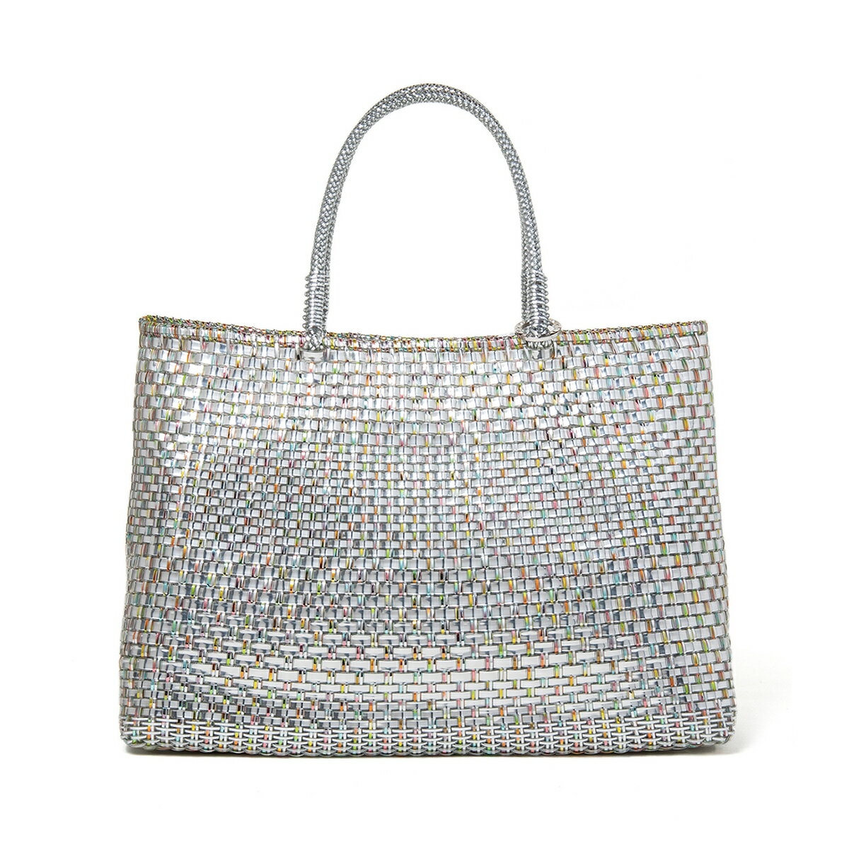 【ANTEPRIMA公式】 アンテプリマ ワイヤーバッグ イントレッチオ 横長 シルバーシャンパンマルチ×シルバー ANTEPRIMA WIREBAG PB15F07178 レディース トートバッグ