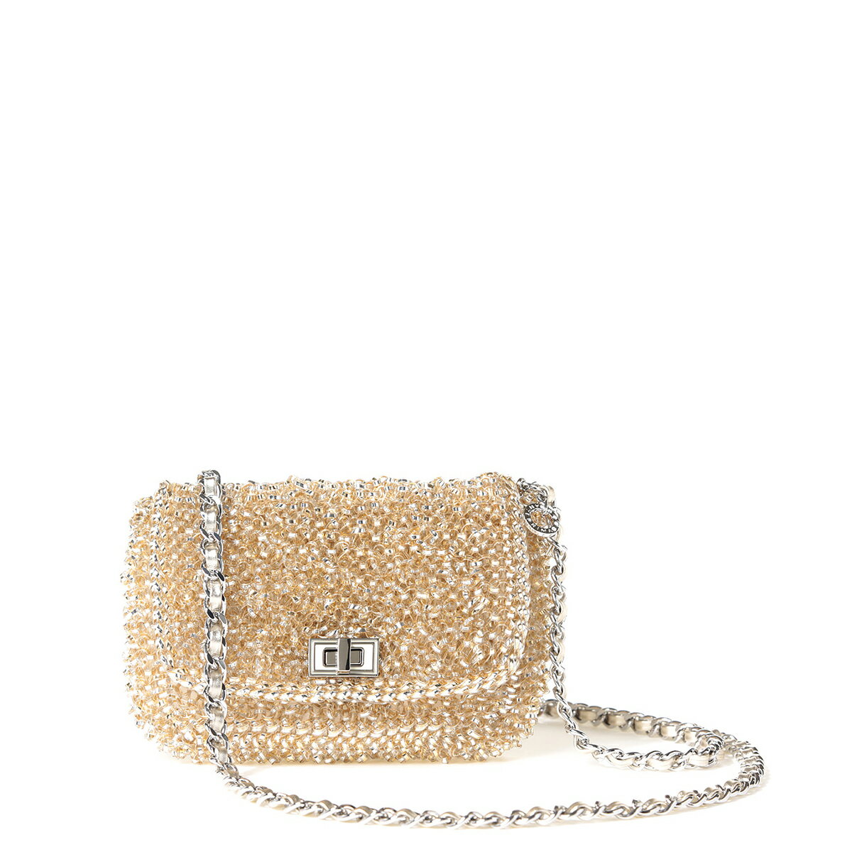 【ANTEPRIMA公式】アンテプリマ ワイヤーバッグ ルッケット シルバーゴールド ANTEPRIMA WIREBAG PB10FA1623 OROGENTO [P] レディース ハンドバッグ ショルダーバッグ ポシェット クラッチバッグ