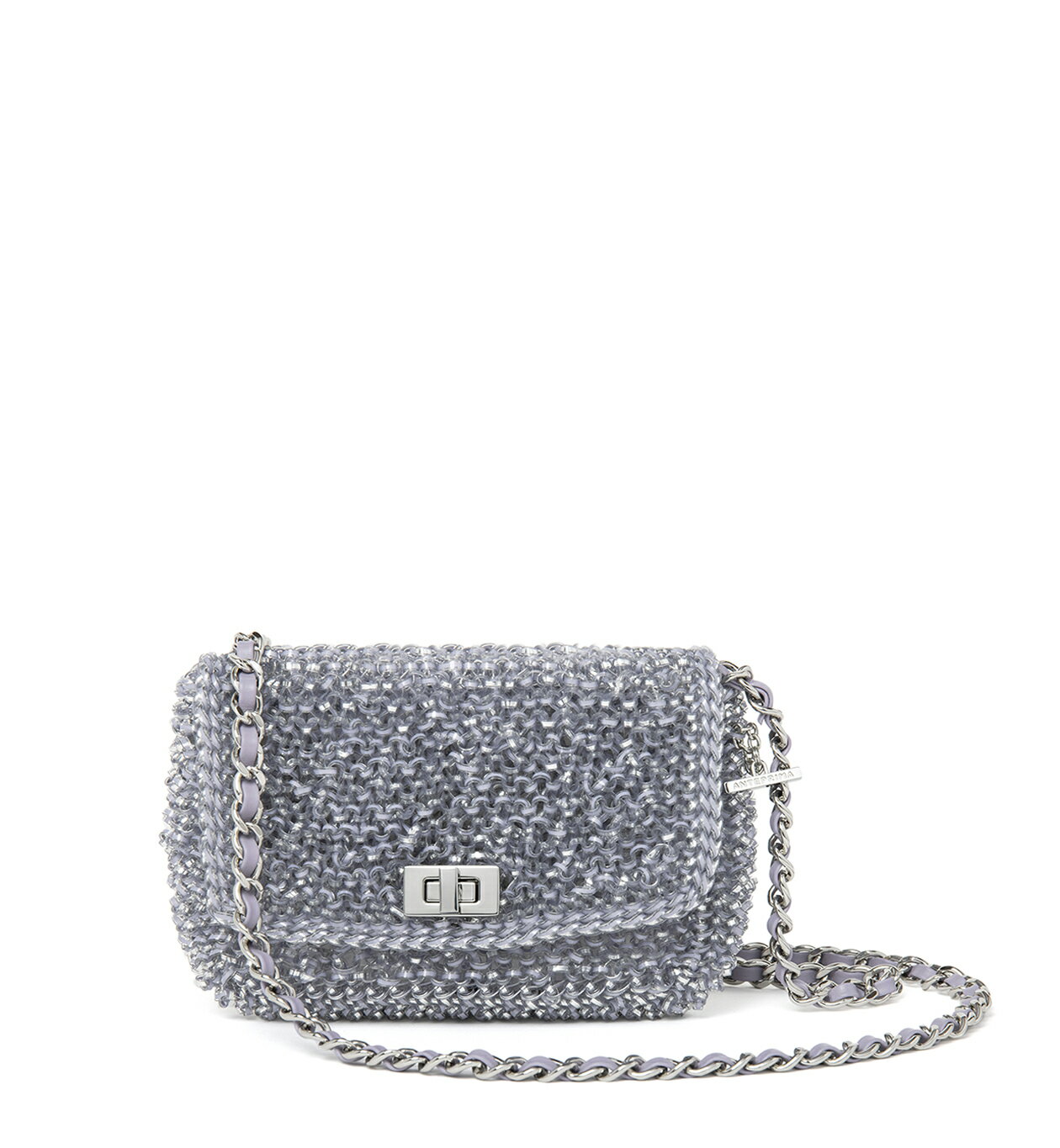 【ANTEPRIMA公式】 アンテプリマ ワイヤーバッグ ルッケット ラベンダーシルバー PB20FA1623 ミニバッグ バッグ 普段使い レディース 結婚式 パーティー オケージョン パーティーバッグ 3WAY ななめ掛け ブランド ギフト プレゼントのサムネイル