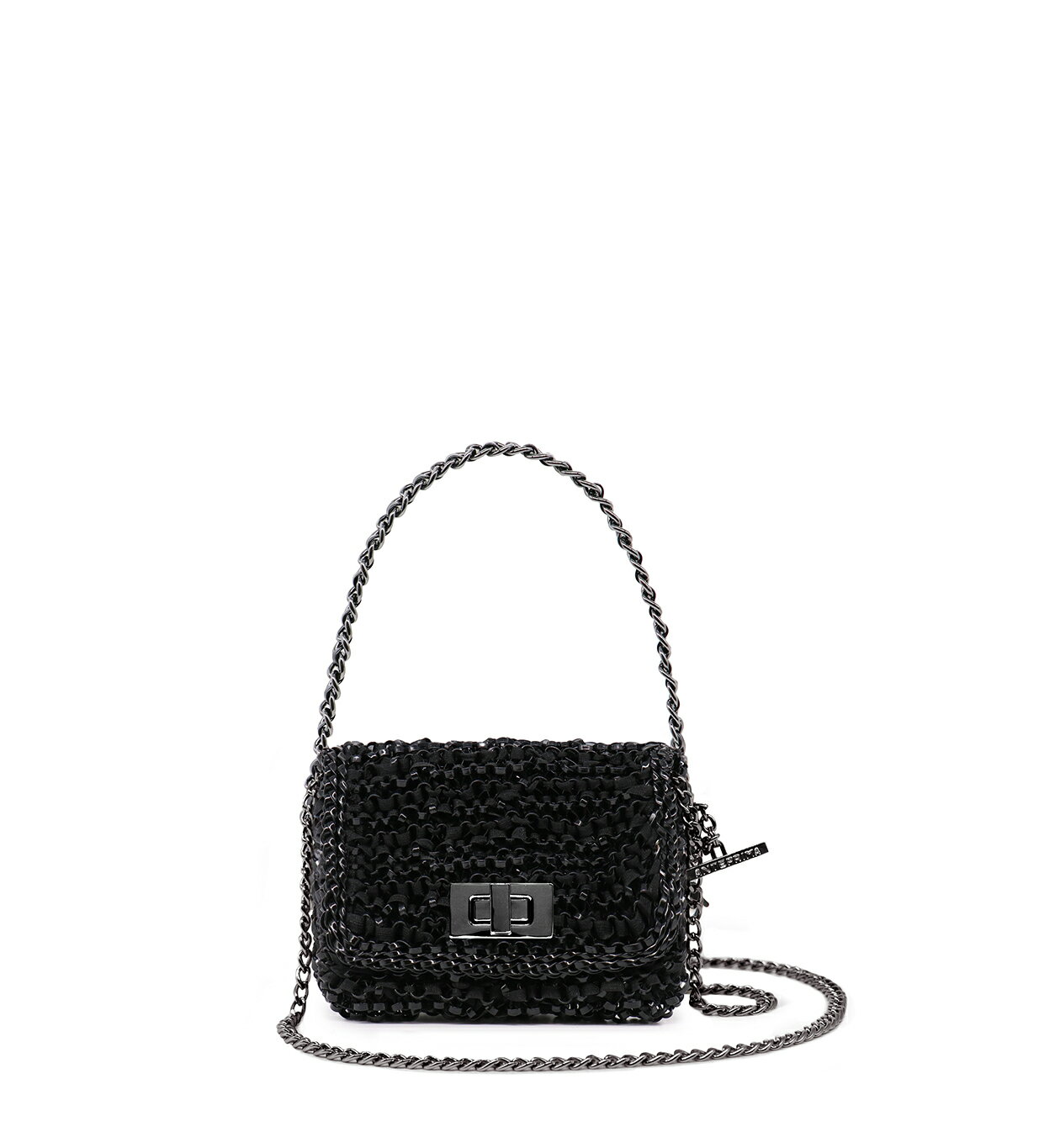 【ANTEPRIMA公式】 アンテプリマ ワイヤーバッグ ワイヤー オルガンザ マイクロバッグ エナメルブラック【オンラインストア先行販売商品】 PL24SU1645 ミニバッグ バッグ レディース ブランド ギフト プレゼント