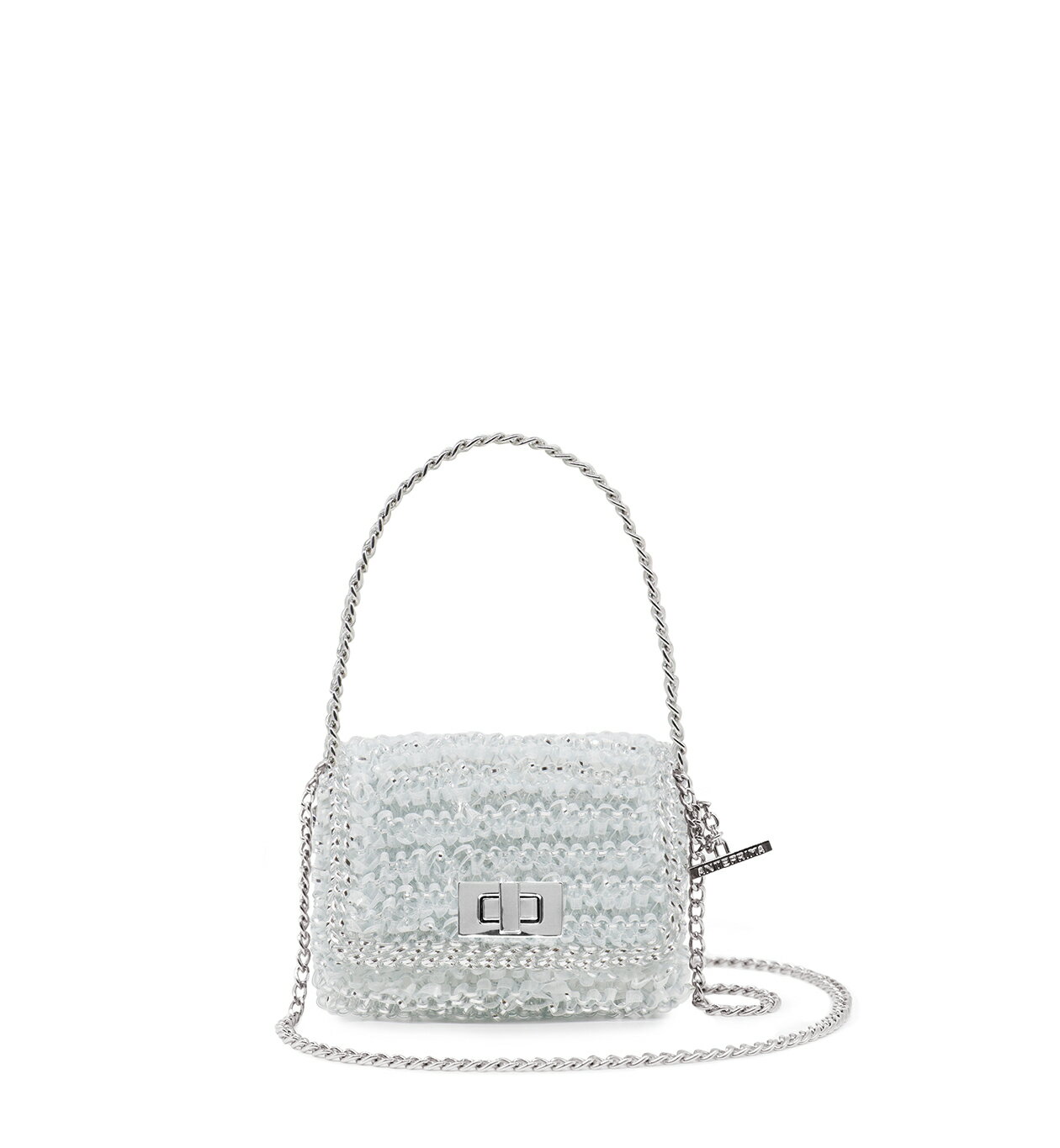 【ANTEPRIMA公式】 アンテプリマ ワイヤーバッグ ワイヤー オルガンザ マイクロバッグ シルバー【オンラインストア先行販売商品】 PL24SU1645 ミニバッグ バッグ レディース ブランド ギフト プレゼント