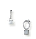 【ANTEPRIMA公式】 アンテプリマ 白蝶貝ワイヤーバッグ フープイヤリング シルバー ETAME0389 アクセサリー イヤリング レディース ブランド ...