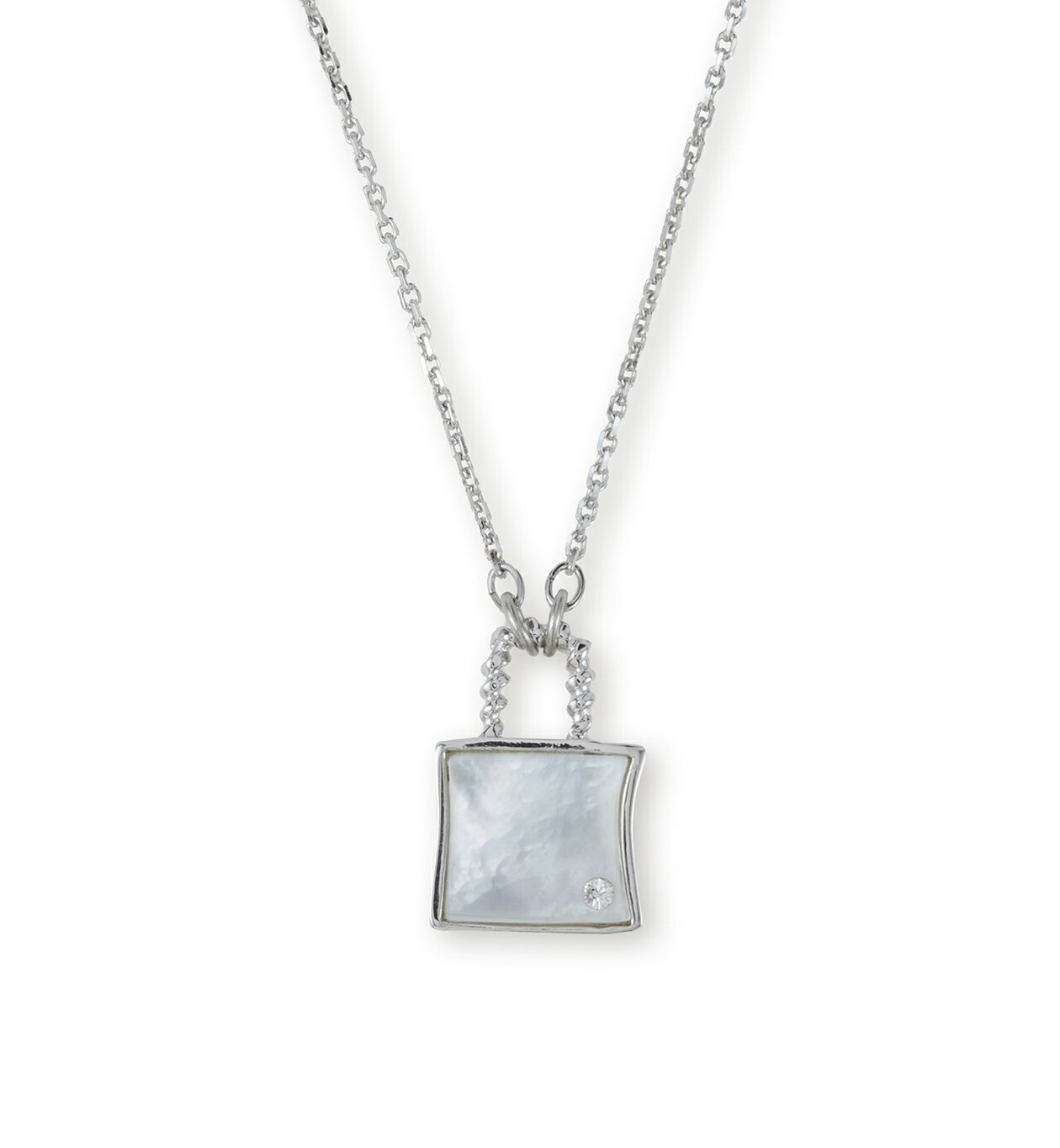 【ANTEPRIMA公式】 アンテプリマ 白蝶貝ワイヤーバッグ ネックレス シルバー ETAMN0600 アクセサリー ネックレス レディース ブランド ギフト プレゼントのサムネイル