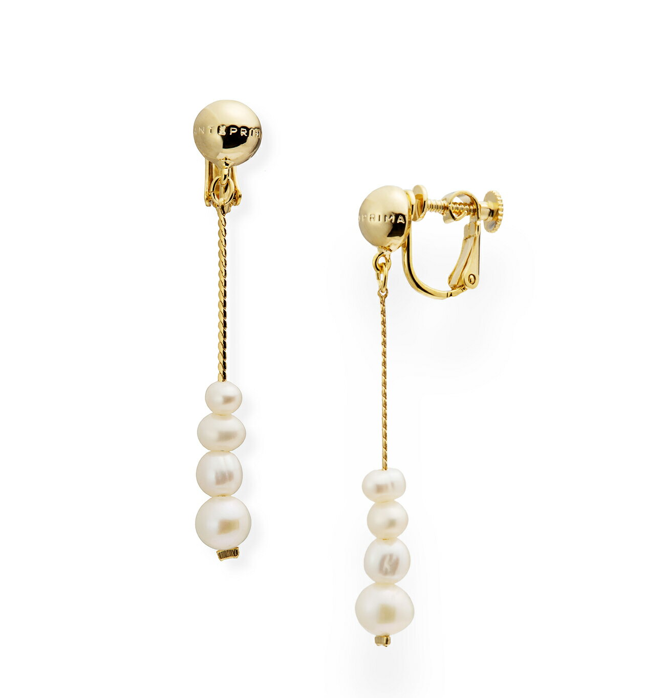 【ポイント3倍 12/1 23:59まで】【ANTEPRIMA公式】 アンテプリマ 淡水パールイヤリング ゴールド ETAPE0027 アクセサリー イヤリング...