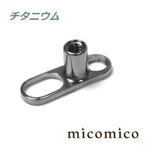 2ホール・マイクロダーマル・アンカーボディピアス マイクロダーマル 小さい ミニ マイクロ ピアス チ..