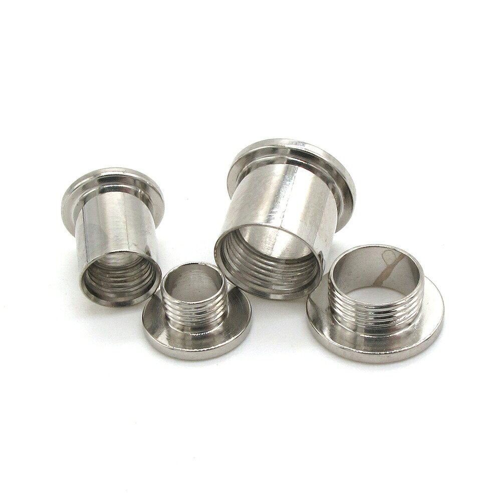 ボディピアス ☆インターナル (逆ネジ)フレッシュトンネル (2G)6.0mm / (0G)8.0mmボ...