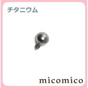 チタニウム・インターナル(逆ネジ)ボール3mm/4mm/5mm(4)