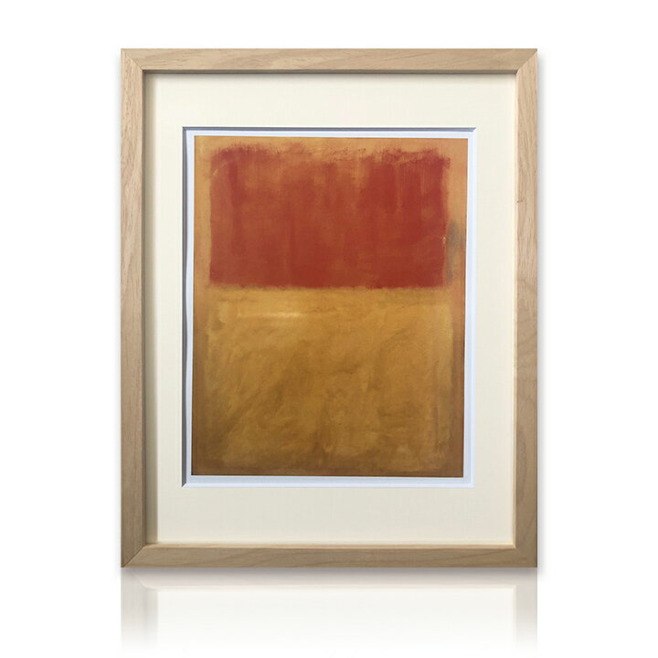 楽天家具通販 Antico（アンティコ）【送料込】 アートパネル Mark Rothko マーク・ロスコ Untitled, 1954 モダン 玄関 北欧 アートフレーム アートポスター おしゃれ 絵画 額入り フレーム付き インテリア 抽象画 壁掛け 寝室 リビング ギフト プレゼント 新生活 マークロスコ 送料無料 ssx