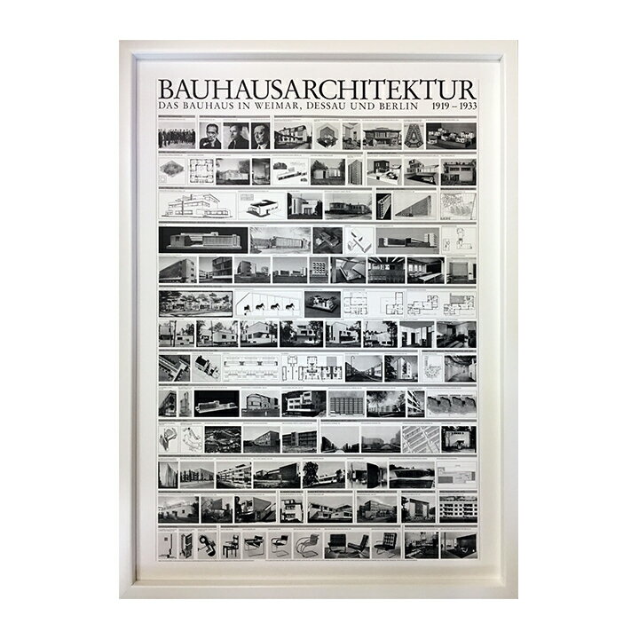 【送料込】 アートパネル Bauhaus バウハウス Architektur 1919-1933 玄関 アートポスター おしゃれ デザイン スタイリッシュ ドイツ バウハウス様式 芸術 建築家 絵画 インテリア 壁掛け 寝室 リビング ギフト 新築祝い 新生活 送料無料 ssx