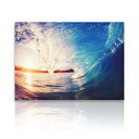 【送料込】 フォトパネル Sunrise Wave 海 波 サンライズ 看板 風景 キャンバス 玄関 パネル アートパネル フォトポスター おしゃれ デザイン ...