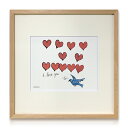 【送料込】 アートパネル Andy Warhol アンディ・ウォーホル I LOVE YOU SO, C. 1958 (S-size) ウォーホル モダン 玄関...