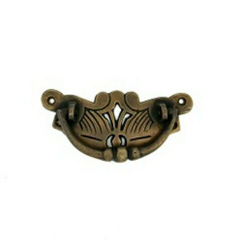 とって 取っ手 取手 かん 真鍮 ゴールド アンティーク レトロ クラシック ヴィンテージ風 家具 茶箱 キャビネット 棚 引出し 引き出し 扉 ドア フック ...