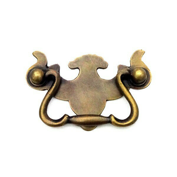 とって 取っ手 取手 かん 真鍮 ゴールド アンティーク レトロ クラシック ヴィンテージ風 家具 茶箱 キャビネット 棚 引出し 引き出し 扉 ドア フック ...