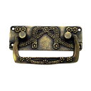 とって 取っ手 取手 かん 真鍮 ゴールド アンティーク レトロ クラシック ヴィンテージ風 家具 茶箱 キャビネット 棚 引出し 引き出し 扉 ドア フック ...