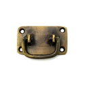 とって 取っ手 取手 かん 真鍮 ゴールド アンティーク レトロ クラシック ヴィンテージ風 家具 茶箱 キャビネット 棚 引出し 引き出し 扉 ドア フック ...