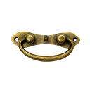 とって 取っ手 取手 かん 真鍮 ゴールド アンティーク レトロ クラシック ヴィンテージ風 家具 茶箱 キャビネット 棚 引出し 引き出し 扉 ドア フック ...