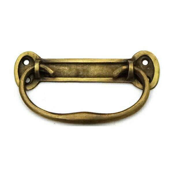 とって 取っ手 取手 かん 真鍮 ゴールド アンティーク レトロ クラシック ヴィンテージ風 家具 茶箱 キャビネット 棚 引出し 引き出し 扉 ドア フック ...