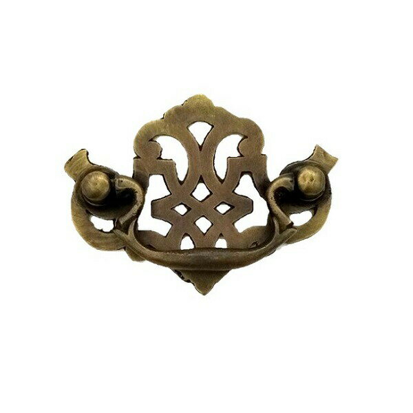 とって 取っ手 取手 かん 真鍮 ゴールド アンティーク レトロ クラシック ヴィンテージ風 家具 茶箱 キャビネット 棚 引出し 引き出し 扉 ドア フック ...