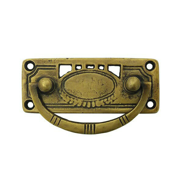 とって 取っ手 取手 かん 真鍮 ゴールド アンティーク レトロ クラシック ヴィンテージ風 家具 茶箱 キャビネット 棚 引出し 引き出し 扉 ドア フック ...