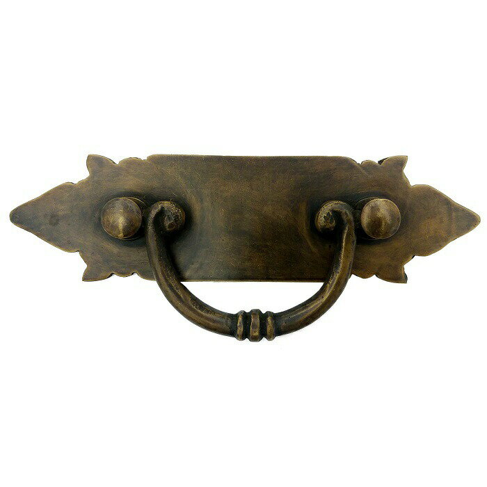 とって 取っ手 取手 かん 真鍮 ゴールド アンティーク レトロ クラシック ヴィンテージ風 家具 茶箱 キャビネット 棚 引出し 引き出し 扉 ドア フック ...