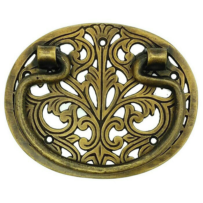 とって 取っ手 取手 かん 真鍮 ゴールド アンティーク レトロ クラシック ヴィンテージ風 家具 茶箱 キャビネット 棚 引出し 引き出し 扉 ドア フック ...