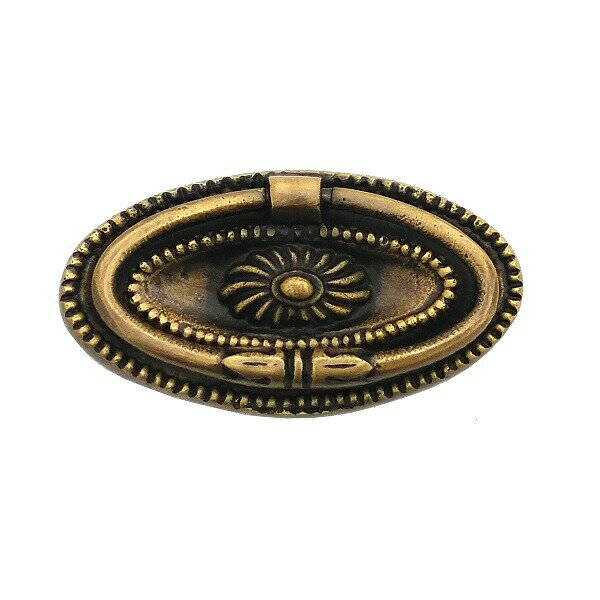 とって 取っ手 取手 かん 真鍮 ゴールド アンティーク レトロ クラシック ヴィンテージ風 家具 茶箱 キャビネット 棚 引出し 引き出し 扉 ドア フック ...