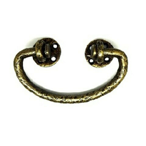 とって 取っ手 取手 かん 真鍮 ゴールド アンティーク レトロ クラシック ヴィンテージ風 家具 茶箱 キャビネット 棚 引出し 引き出し 扉 ドア フック ...