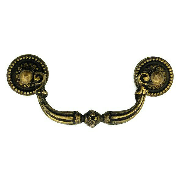 とって 取っ手 取手 引出し 引き出し 真鍮 ゴールド アンティーク レトロ クラシック ヴィンテージ風 家具 棚 扉 ドア フック パーツ 建具 建材 リメイ...