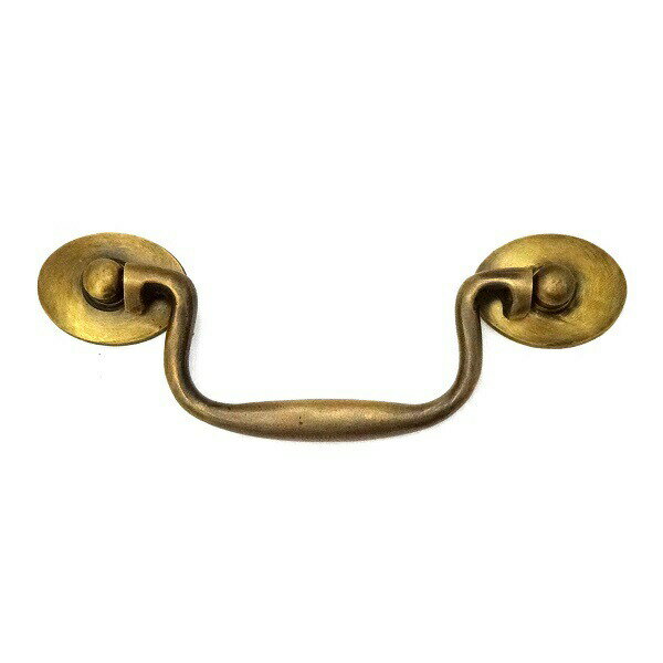 とって 取っ手 取手 引出し 引き出し 真鍮 ゴールド アンティーク レトロ クラシック ヴィンテージ風 家具 棚 扉 ドア フック パーツ 建具 建材 リメイ...
