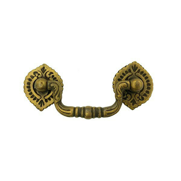 とって 取っ手 取手 引出し 引き出し 真鍮 ゴールド アンティーク レトロ クラシック ヴィンテージ風 家具 棚 扉 ドア フック パーツ 建具 建材 リメイ...