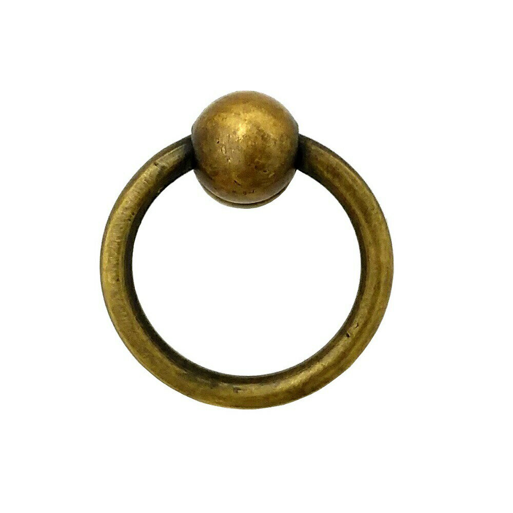 とって 取っ手 取手 リング 真鍮 ゴールド アンティーク レトロ クラシック ヴィンテージ風 家具 棚 引出し 引き出し 扉 ドア フック パーツ 建具 建材...