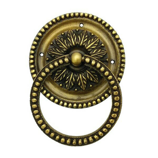 とって 取っ手 取手 リング 真鍮 ゴールド アンティーク レトロ クラシック ヴィンテージ風 家具 棚 引出し 引き出し 扉 ドア フック パーツ 建具 建材...